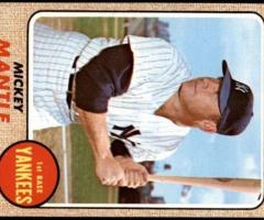 1968 Topps #280 Mickey Mantle Yankees HOF