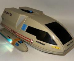 Rare Playmates 1992 STAR TREK Goddard NCC-1701-D Shuttlecraft Tested/Works