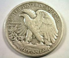 1938-D WALKING LIBERTY HALF FINE / VERY FINE