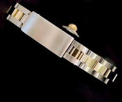 Rolex Date Ladies 2Tone Yellow Gold & Stainless Steel Watch Champagne Dial 6917